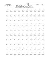 The math worksheet maker will generate a worksheet with a series of basic math problems. Multiplication Facts Learning Check Worksheets 99worksheets