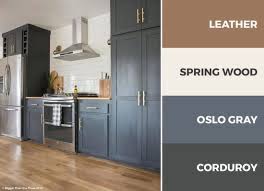 A Dark Gray Brown And White Kitchen Is Sophisticated And Grounded Read On To Discover Over Kitchen Colour Schemes Kitchen Color Palettes Grey Kitchen Colors