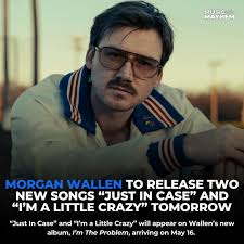 Morgan Wallen just teased a brand-new song, “I'm a Little Crazy,” and fans  are already losing it! 🔥🎶 From the snippet, it's got that classic Wallen  vibe—raw, real, and packed with emotion.