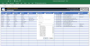 Try to use excel client database template, it is completely free to download and beneficial for all businesses and companies. Free Excel Contact List Template Crm Database Template