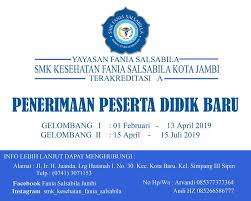 We did not find results for: Pendaftaran Siswa Baru Smk Fania Salsabila Segera Dibuka