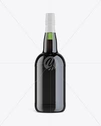 Download Amber Glass Wine Bottle With Box Mockup In Bottle Mockups On Yellow Images Object Mockups PSD Mockup Templates