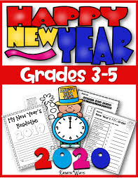 New Years 2020 Grades 3 5 New Years Activities Activities Third Grade Lessons