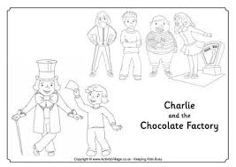 Charlie And The Chocolate Factory Colouring Page Chocolate Factory Charlie Chocolate Factory Charlie And The Chocolate Factory Crafts