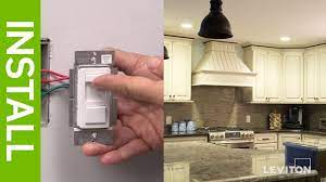 Elektromaterial günstig kaufen, bei den versandkosten sparen & das projekt kann starten. Leviton Presents How To Install A Sureslide 6674 Dimmer And A Illumatech Ipl06 Dimmer Youtube