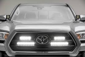 Soft tonneau cover view details. 2018 2019 Toyota Tacoma Oem Grille Led Kit With 2 6 Inch And 2 10 Inch Led Straight Single Row Slim Light Bars Pn Z419711 Kit