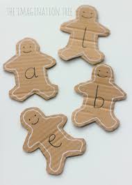 Gingerbread houses and a gingerbread theme in the classroom is a tasty, fun, and festive addition! Gingerbread Man Learning Card Games The Imagination Tree