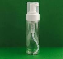 50 ml Clear Foaming Soap Bottle with Pump