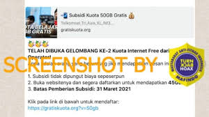 Pelajari juga cara cek kuota tri via website, sms serta aplikasi bima tri. Cek Fakta Operator Subsidi Kuota 50 Gb Info Publik