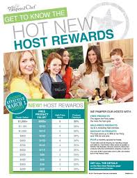 The New Host Rewards Chart Host Rewards Pampered Chef Pampered Chef Party