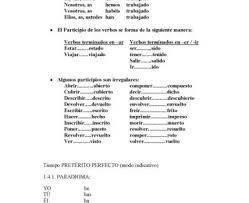 Preterito Perfecto 172360 T0 Jpg 386 500 Pixlar Passe Compose Espagnol Conjugaison