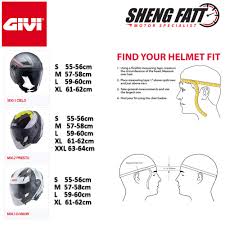 Givi M30 3 D Visor Gun Metal Open Face Helmet Motorcycle Original