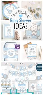 Showered from above free baby shower printables: Smart Idea Baby Boy Elephant Baby Shower Ideas