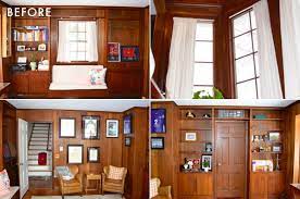 Reclaimed wood paneling there is no need to mitigate this option. Should We Paint Wood Paneling Emily Henderson