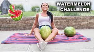 Pour in the watermelon agua fresca, and stir before serving. Trying To Crush A Watermelon With My Thighs Girl Vs Watermelon Youtube