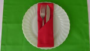 Napkin Folding Simple Pocket Paper Napkin Folding Easy Napkin Folding Christmas Napkin Folding