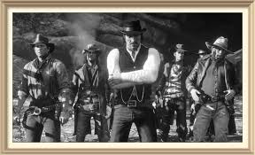 Billeder og lyd om året 1899. A Group Of Outlaws Are Confronted By A Camera Man In 1899 Reddeadredemption