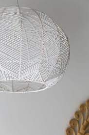Handmade black white lampshade rattan. Pin On La Casa
