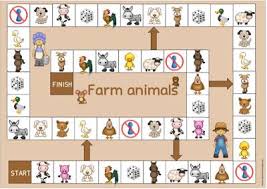 Ideenreise Blog Spielfeld Farm Animals Update Druckbare Aktivitaten Fur Kinder Spiele Englisch