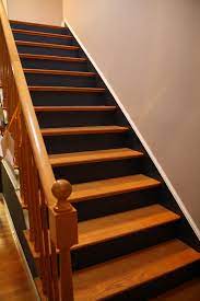 Black Backing Cottage Stairs Staircase Makeover Stairs