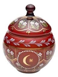 Beykoz Kirmizi Opal Sekerlik 48128 375 00 Tl En 13 Cm Yukseklik 16 Cm Sadece Elde Yikanabilir Urunun Mensei Tr Antikalar Vazolar Seramik