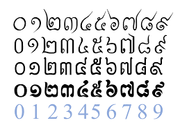 Ordinal numbers from 1 to 19. Khmer Numerals Wikipedia