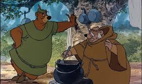 I didn't get this one at first. Little John And Friar Tuck Robin Hood Disney Robin Hood Disney Movies