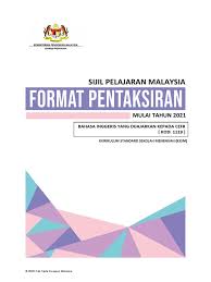 Kementerian pendidikan malaysia (kpm) dan lembaga peperiksaan malaysia (lpm) perlu mengeluarkan kenyataan berhubung soalan peperiksaan sijil pelajaran malaysia (spm) 2020 didakwa bocor melibatkan topik kertas 2 subjek sejarah. Buku Format Spm 2021 1119 Bahasa Inggeris Yang Dijajarkan Kepada Cefr 0910 Pdf