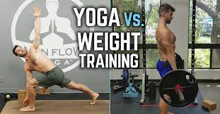 Exercise your body fuses yoga with general components of fitness and fitness 'n' yoga + weights: Yoga Vs Weight Training Which Is Better Man Flow Yoga