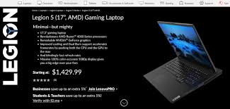 Asus vivobook 17.3 full hd widescreen led flagship laptop | amd quad core ryzen 7 3700u. Lenovo Legion 5 17 144hz 300 Nits With Amd Ryzen 7 4800h Rtx 2060 1 Tb Ssd 1 Tb Hdd For 1429 99 On Lenovo Us Site Laptopdeals