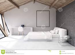 Zimmer schlafzimmer weiß neue wohnung zuhause weiß bett ideen schlafzimmer inspirationen. Weisses Schlafzimmer In Einem Dachboden Plakat Stock Abbildung Illustration Von Feld Dekoration 97376393