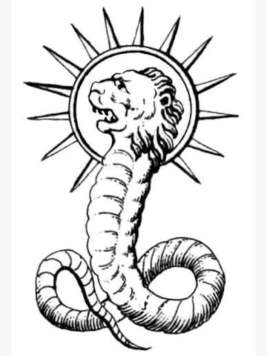 Yaldabaoth Illustration, Esoteric Symbol Illustration " Poster for Sale by HawthorneFlame | Redbubble