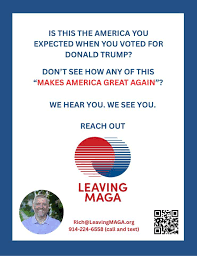 Support for leaving MAGA ideology and its impact on families