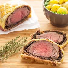 Easy Beef Wellington With Mushroom Jamon Recipe Yummly Recipe Easy Beef Wellington Beef Wellington Beef Wellington Recipe