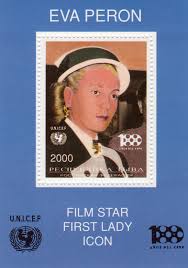 A place for fans of eva peron (evita) to watch, share, and discuss their favorite videos. Tuva 1997 Eva Peron Film Star First Lady Icon Cinema Unicef S S Mnh Vf Hipstamp