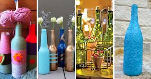 La mayoría de las botellas de cerveza de cristal se hicieron hace décadas, así que es fácil dar un efecto vintage a una botella. Botellas Decoradas 15 Ideas Para Transformarlas Handfie Diy