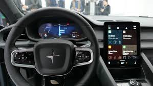 This polestar 2 interior color scheme is dark and modern looking. Polestar 2 Hands On The First Car To Run On Android Gearbrain