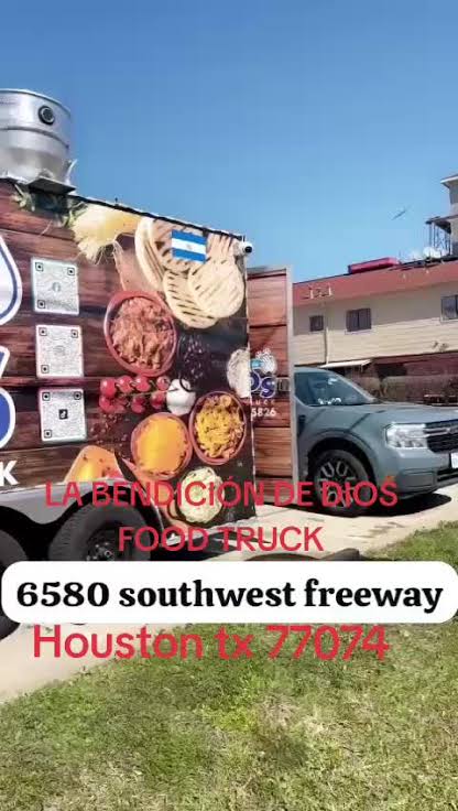 La bendición de Dios Food truck — Central American restaurant food truck in Houston, Texas