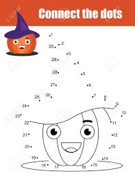9 free printable halloween dot to dots activity pages for kids. Connect The Dots Children Educational Drawing Game Dot To Dot Royalty Free Cliparts Vectors And Stock Illustration Image 106016235