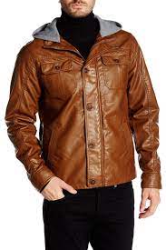 49 Faux Leather Hooded Jacket By English Laundry On Nordstrom Rack Faux Leather Hooded Jacket Hooded Jacket Leather Jacket With Hood