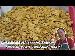 Kacang Bawang Renyah Gampang Youtube Resep Kacang Camilan