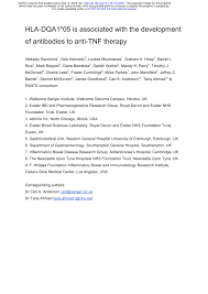 Charlie wade born into a wealthy family is abandoned by his billionaire father. Pdf Hla Dqa1 05 Is Associated With The Development Of Antibodies To Anti Tnf Therapy