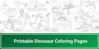 Whether you are a kid or an adult, you will enjoy our free printable dinosaurs coloring pages. Printable Dinosaur Coloring Pages Made To Be A Momma
