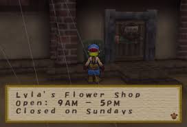 1 schedule1 2 gifts2 3 gallery 4. Lyla S Flower Shop Sth The Harvest Moon Wiki Fandom