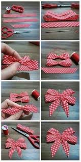 Como Hacer Hermosas Manualidades Con Cinta De Tela El Como De Las Cosas Hacer Lazos Con Cinta Monos De Lazo Lazos De Cinta