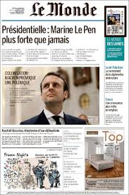 Ce journal a été fondé en 1944, est l'un des plus grands en raison des idéaux auxquels il est enclin, car contrairement à beaucoup d'autres, il est considéré comme le centre gauche. Newspaper Le Monde France Newspapers In France Friday S Edition February 17 Of 2017 Kiosko Net