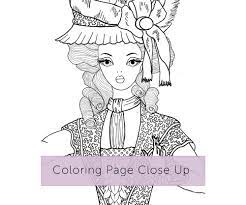 This painting (unlike zoffany's earlier interior portraits of royal children) was evidently conceived marie antoinette kaiser franz luis xiv renaissance coloring for boys french royalty french history european history calming colors. 18th Century Fashion Coloring Rococo Fashion Illustration For Adult Coloring Chub And Bug Illustration Wall Art And School Supplies For Kids And Babies