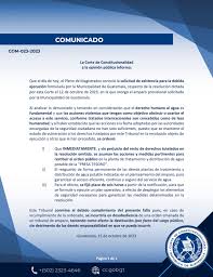 CC Guatemala on X: La Corte de Constitucionalidad a la opinión pública  informa: t.co0YVbUT4L99  X