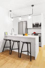A First Time Renovator Remodels Her Flatiron Condo White Kitchen Renovation White Kitchen Kitchen Furniture