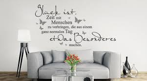 Wandtattoo Gluck Spruche Wandtattoos De